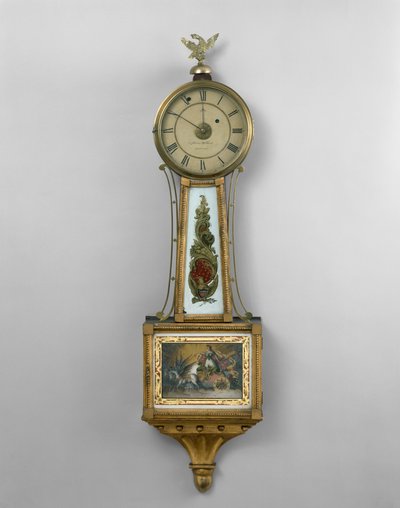 Wall clock, from the shop of Aaron Willard Sr., or Aaron William Jr., Boston, 1802-30 by American School